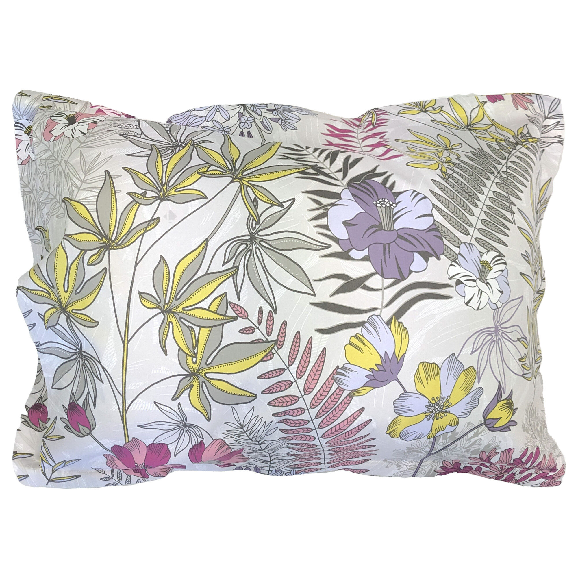 Taie D'oreiller 50x70 Cm Satin De Coton Anaïs Multicolore