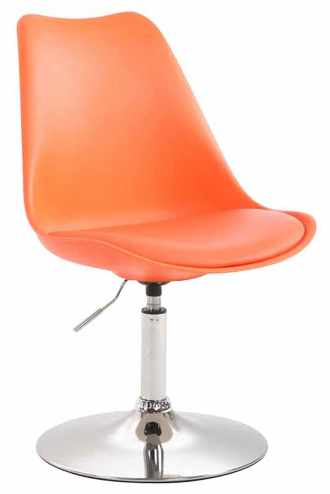 Lot De 4 Chaises De Salle À Manger Maverick C En Plastique Orange