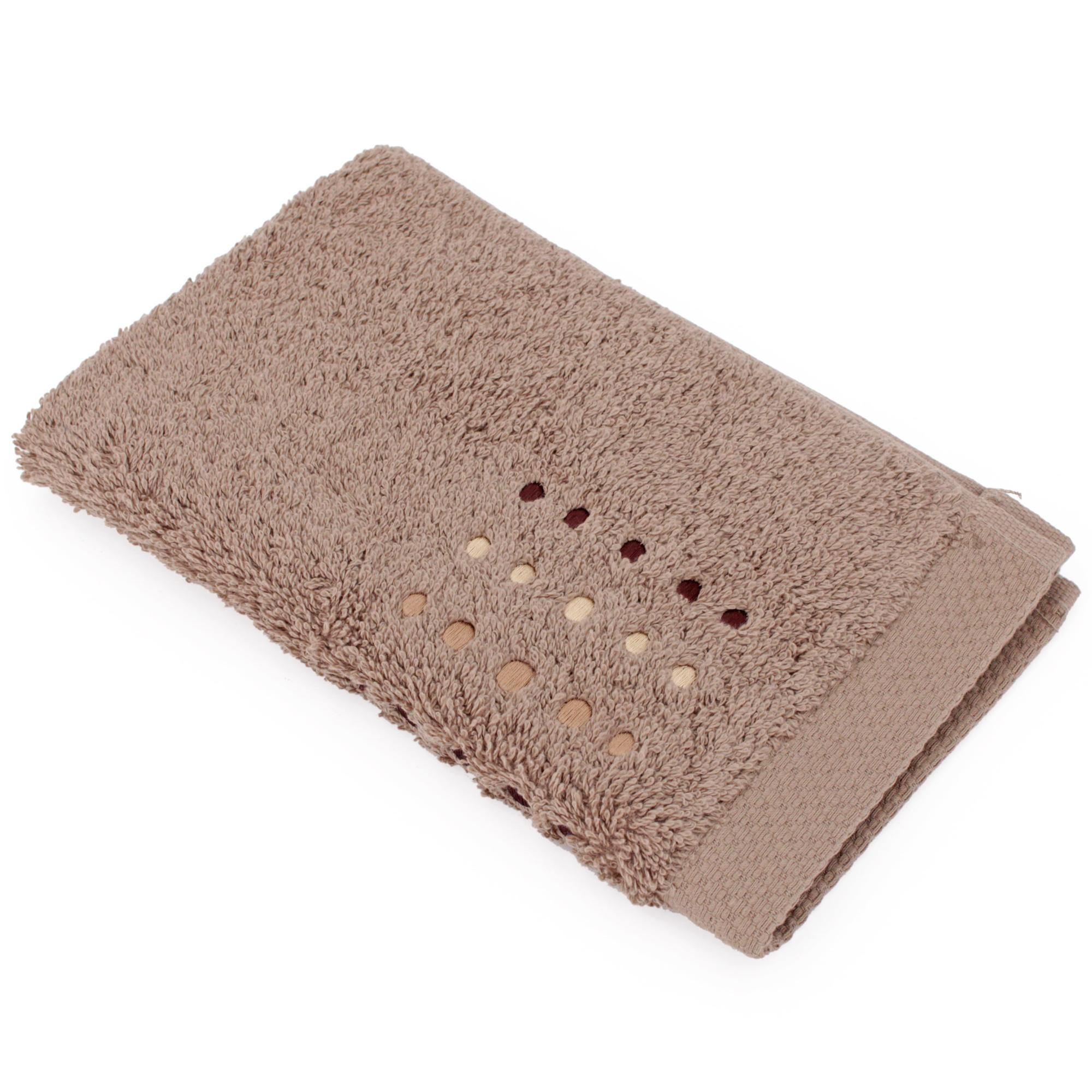 Linnea Pure Points Coton Marron 33 X 50 Cm 1 Pièce(s)