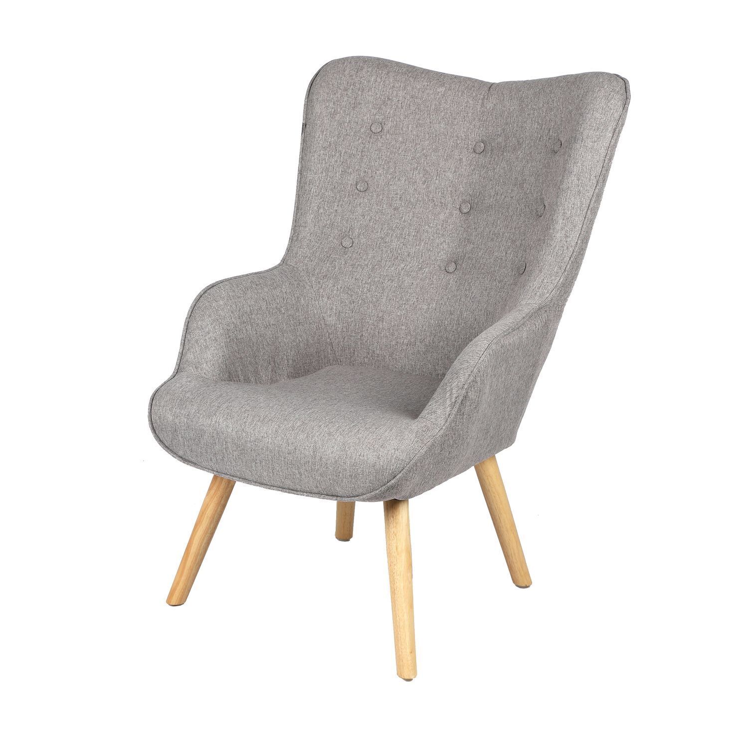 Fauteuil Noor Avec Pieds En Bois