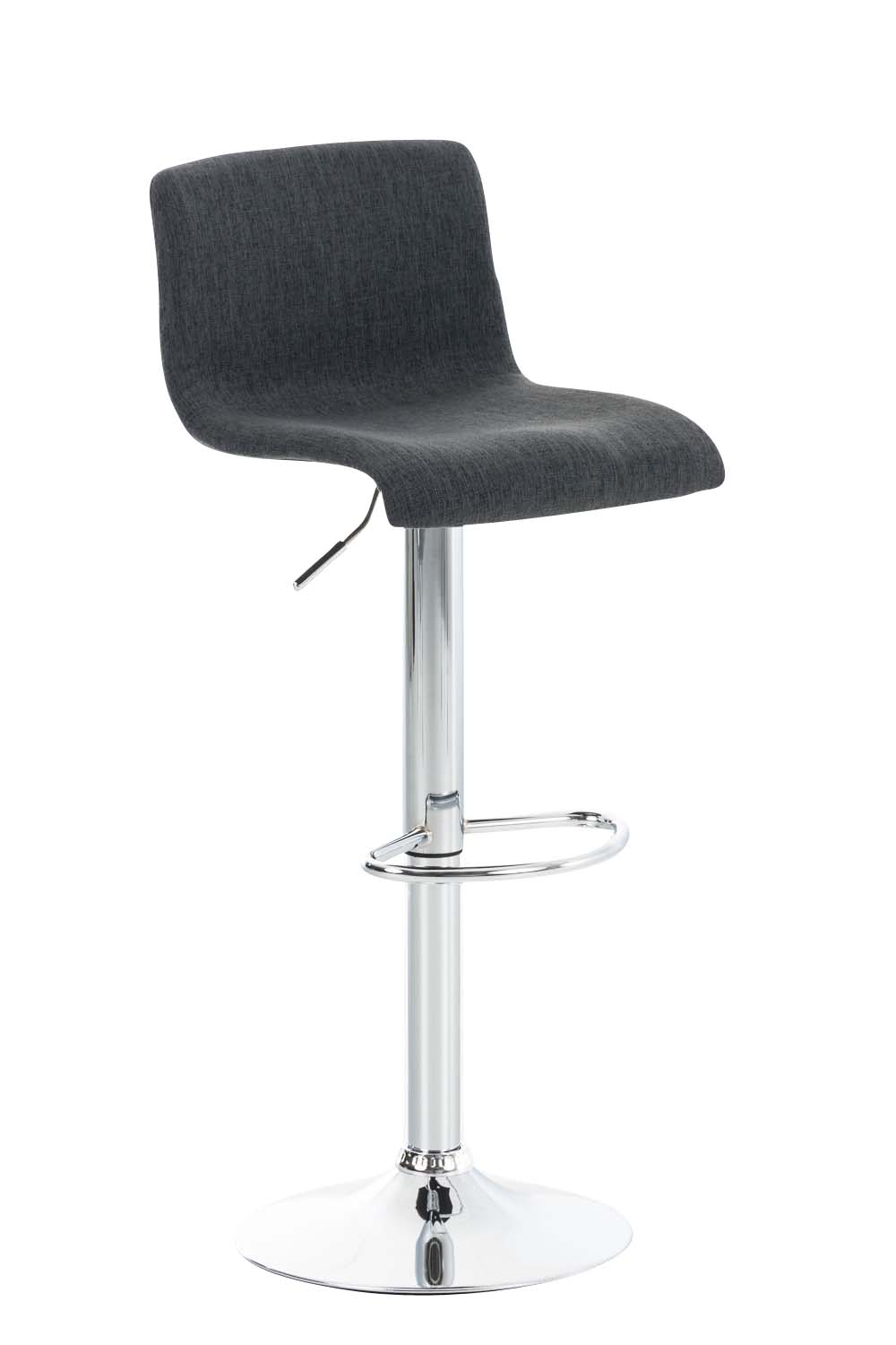Tabouret De Bar Hoover Tissu C Gris Foncé