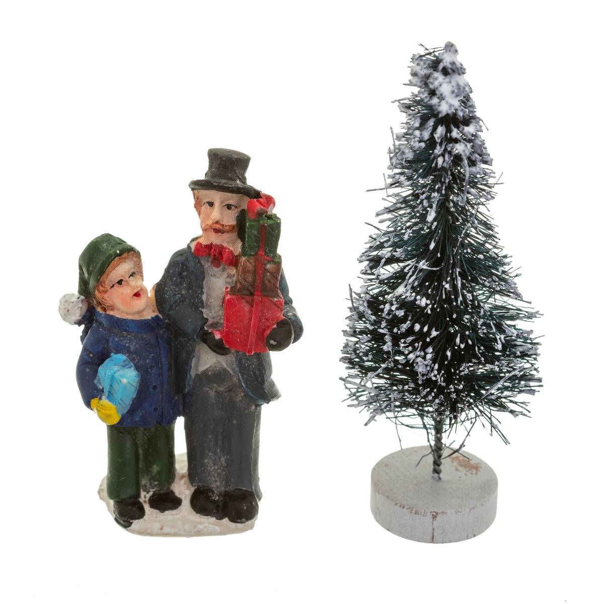 Santon Pour Village Sapin Et Personnages Assorti - Feeric Lights & Christmas