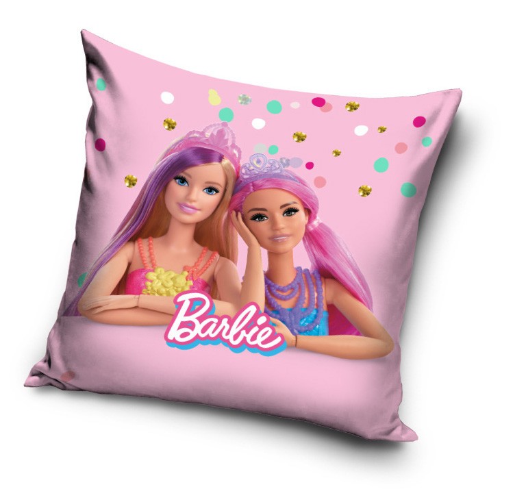 Taie D'Oreiller Barbie Friends En Velours 40x40 Cm
