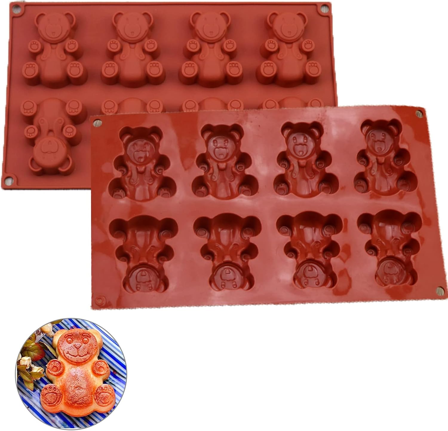 Moule En Silicone Oursons Guimauve