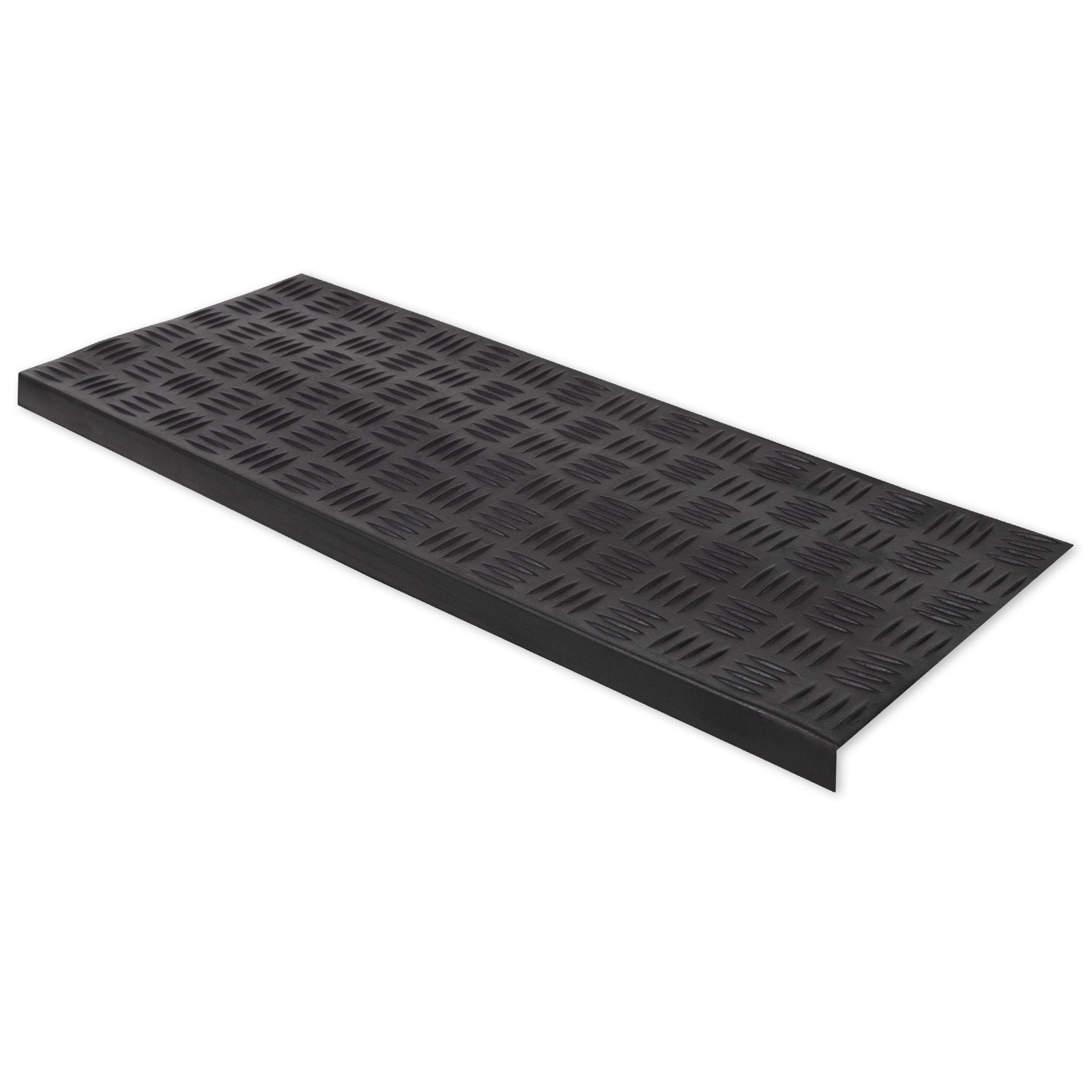 Tapis D'escalier En Caoutchouc Antidérapant Madras 25 X 75 Cm