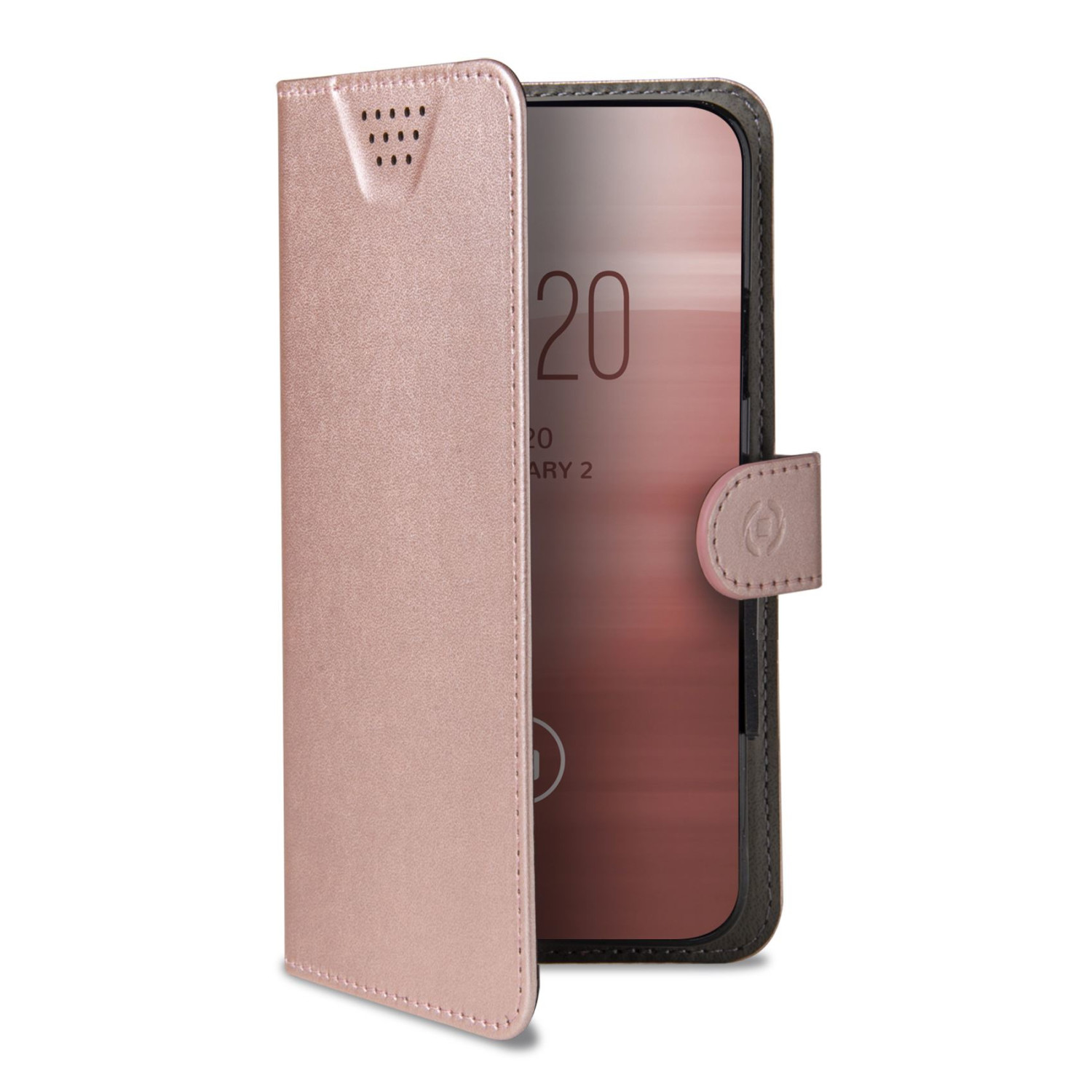 Celly Wally One Xxxl Custodia Per Cellulare 15,2 Cm (6") Custodia Flip A Libro Rosa