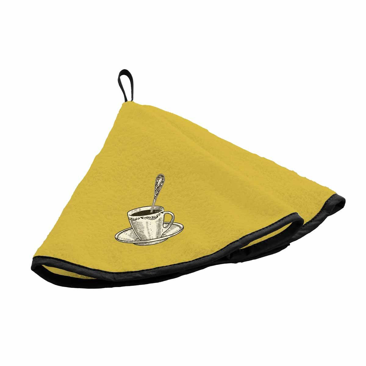 Essuie-main En Éponge "tasse" 60cm Jaune