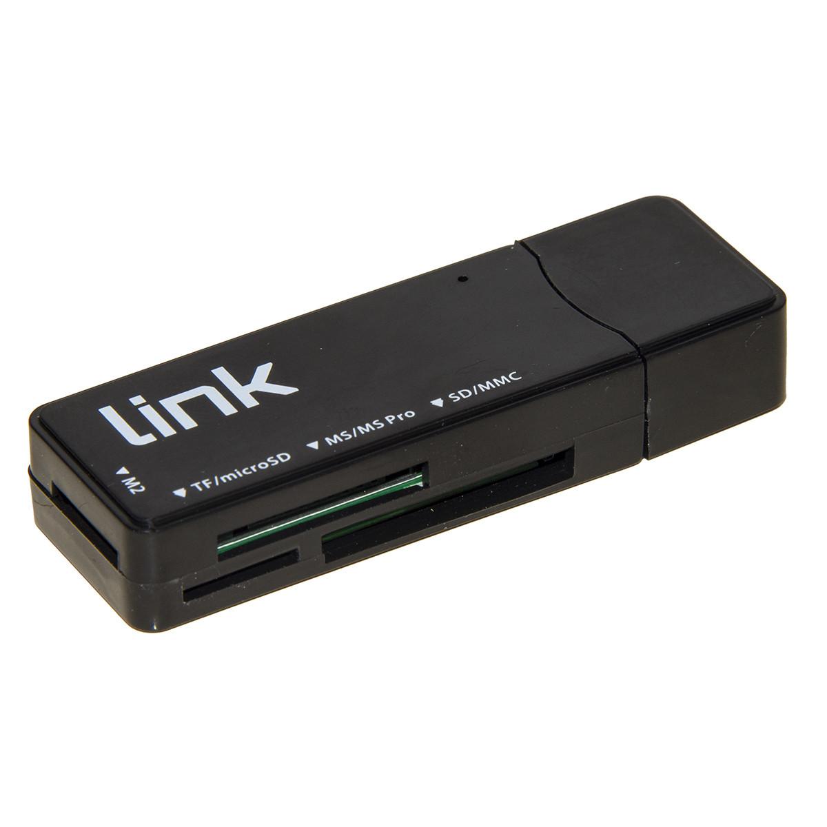 Link Accessori Lkcch04 Lettore Di Schede Usb 3.2 Gen 1 Type-a Nero