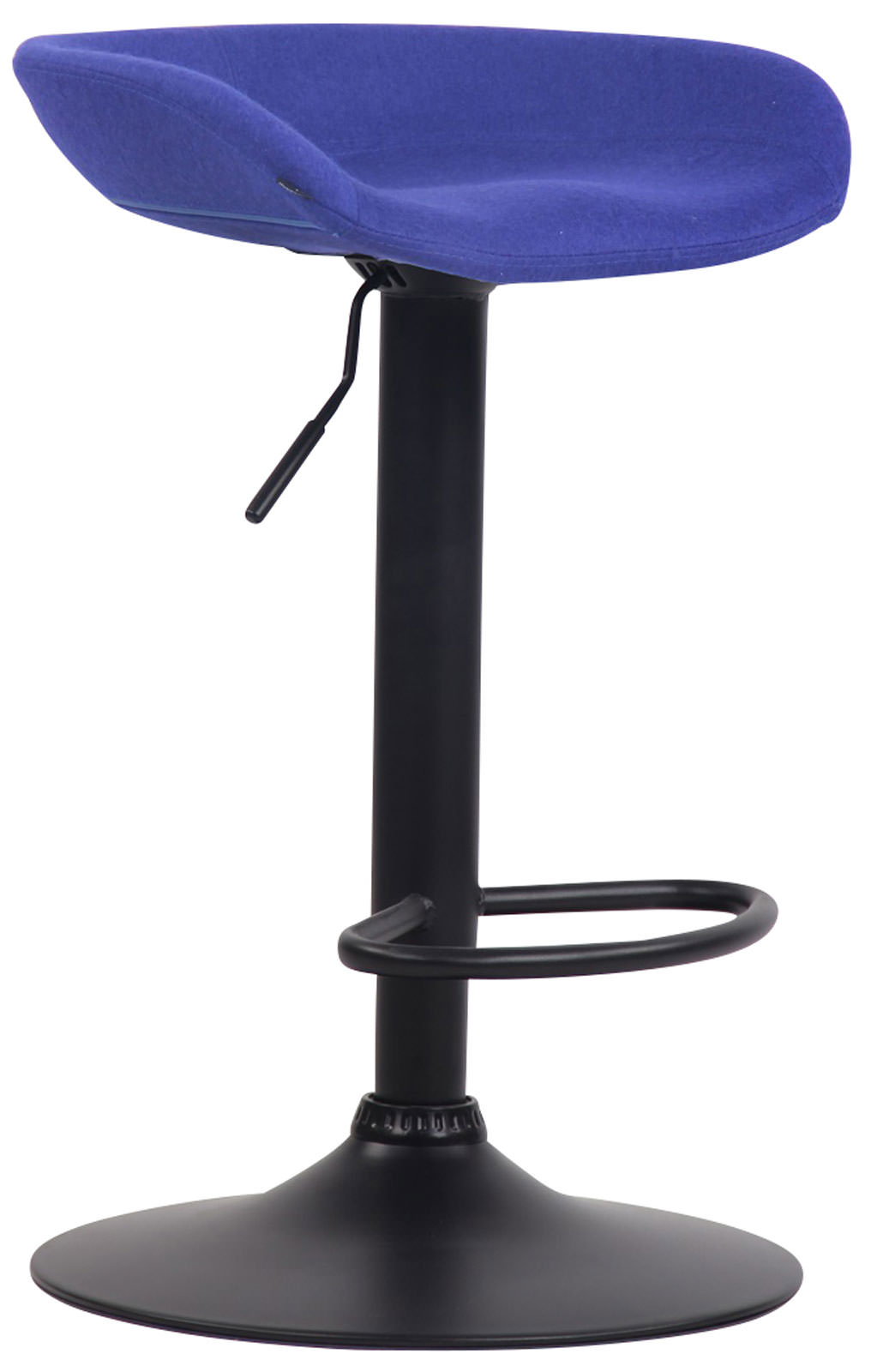 Tabouret De Bar Anaheim Feutre Noir Bleu