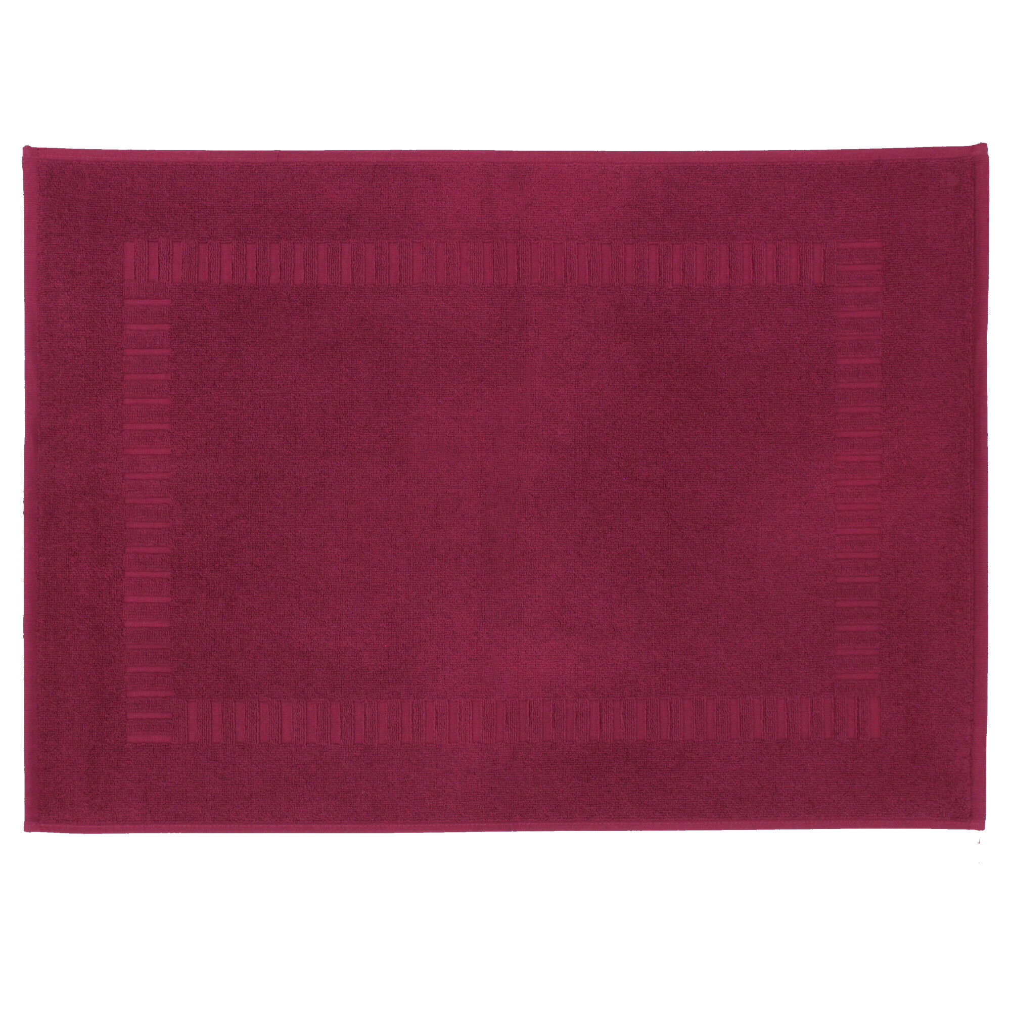 Tapis De Bain 50x70 Cm Pure Bordeaux 700g/m2