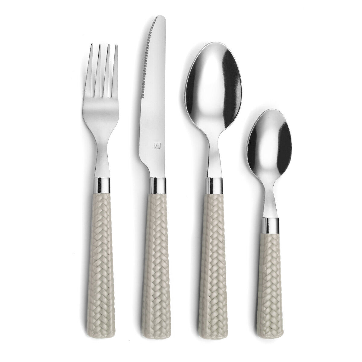 Paille Taupe - Ménagère 24 Pièces