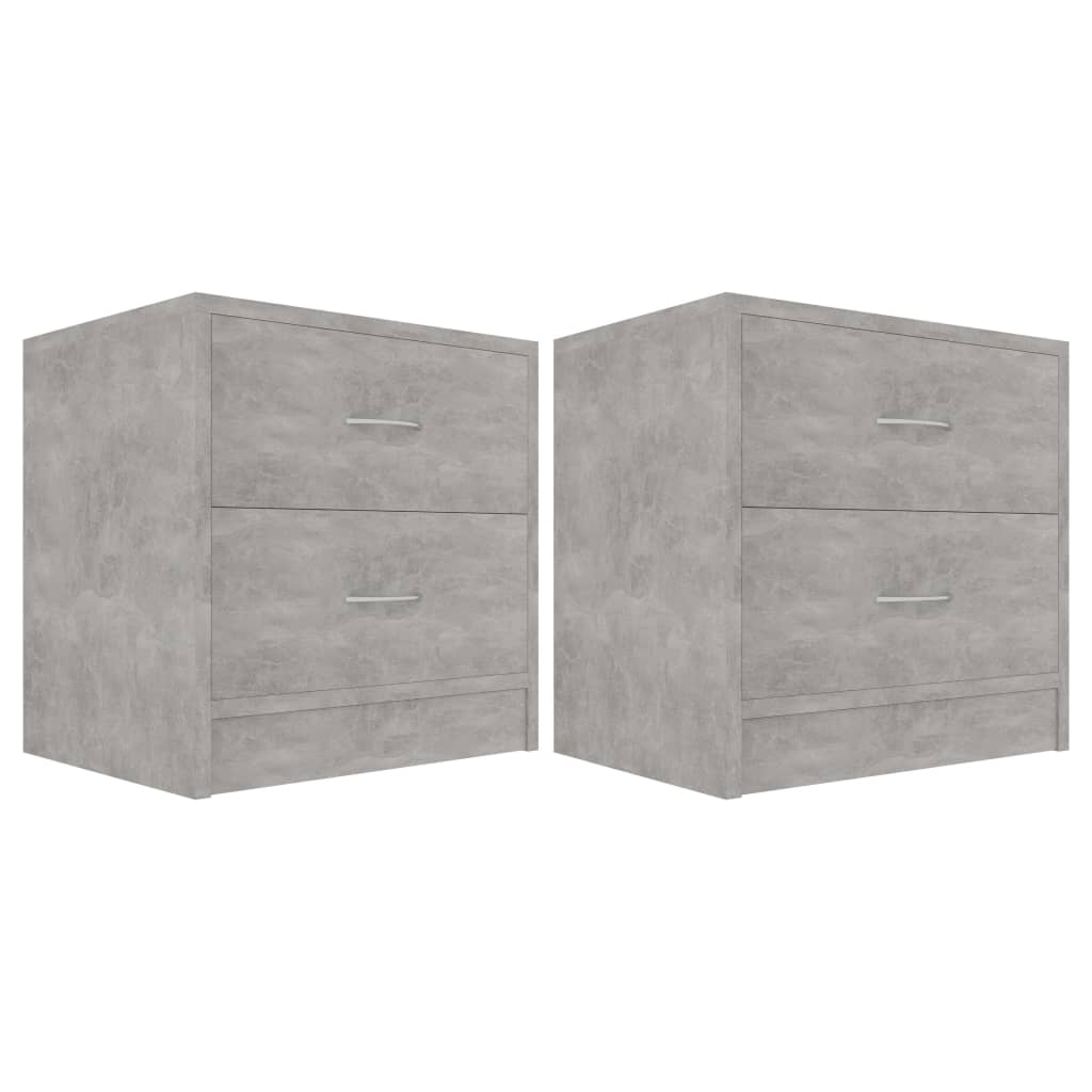 Lot De 2 Tables De Chevet Avec Deux Tiroirs 40 X 30 X 40 Dec035349