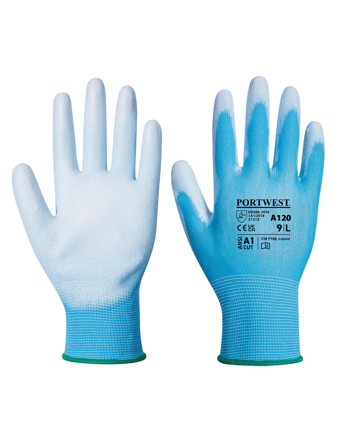 Gant Enduit Pu Couleur: Bleu Taille M - Portwest