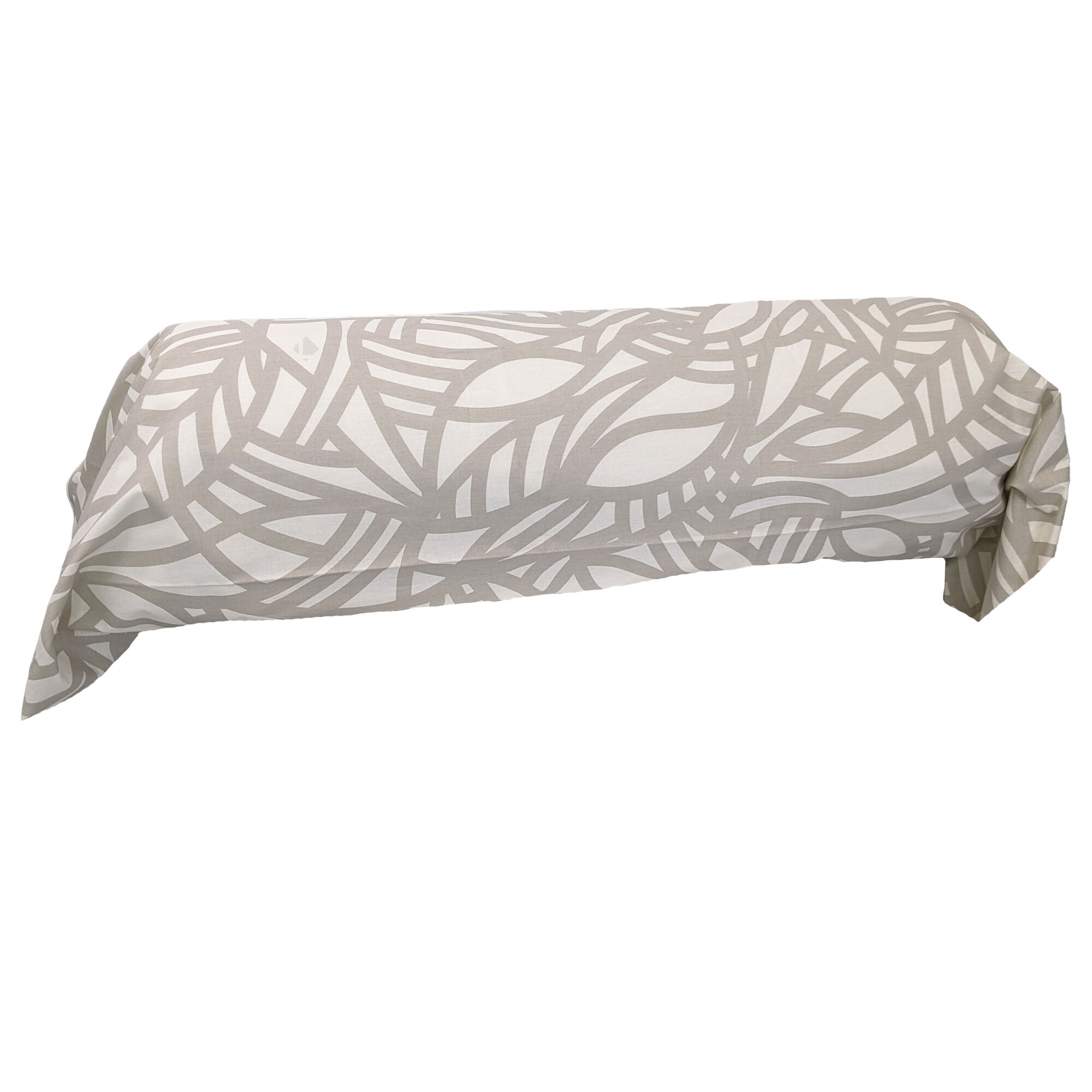 Taie De Traversin 200x43 Cm Coton Lavé Serena Beige Écru