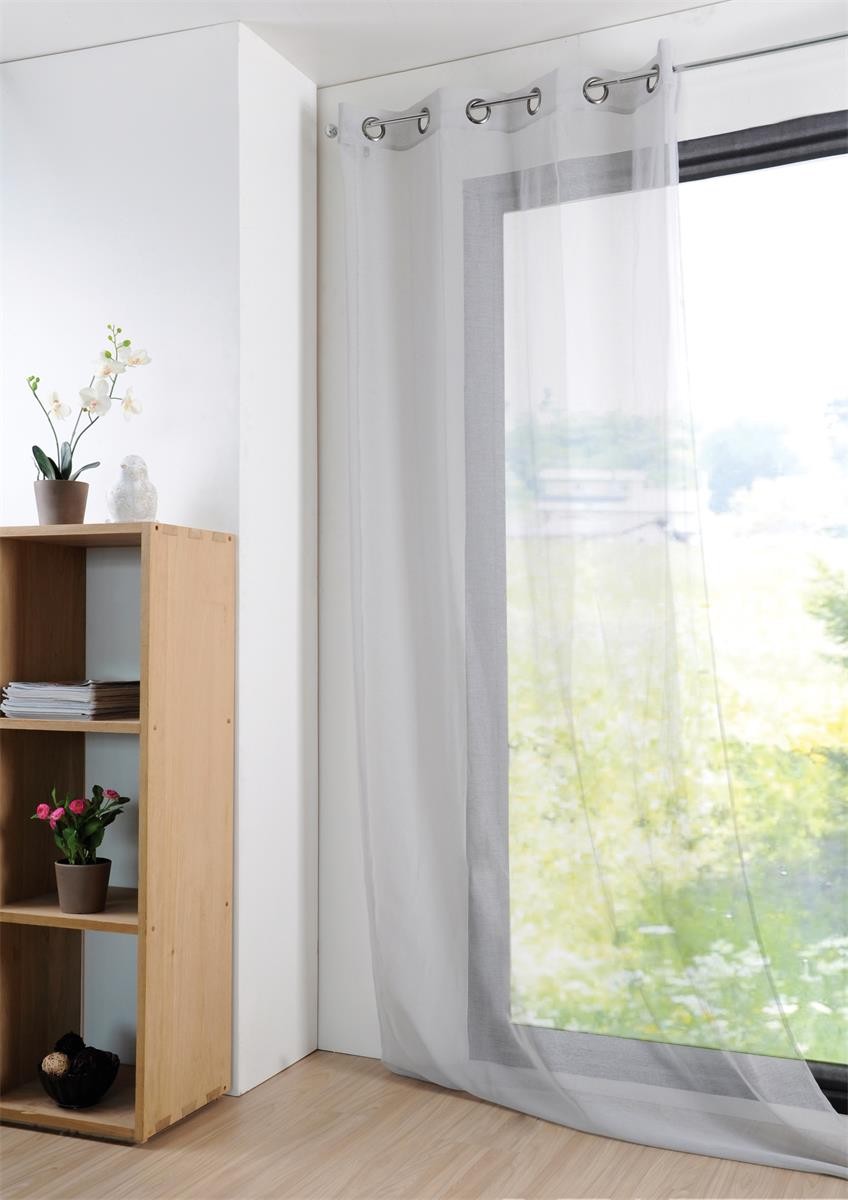 Voilage Monna Gris 135x260 Cm