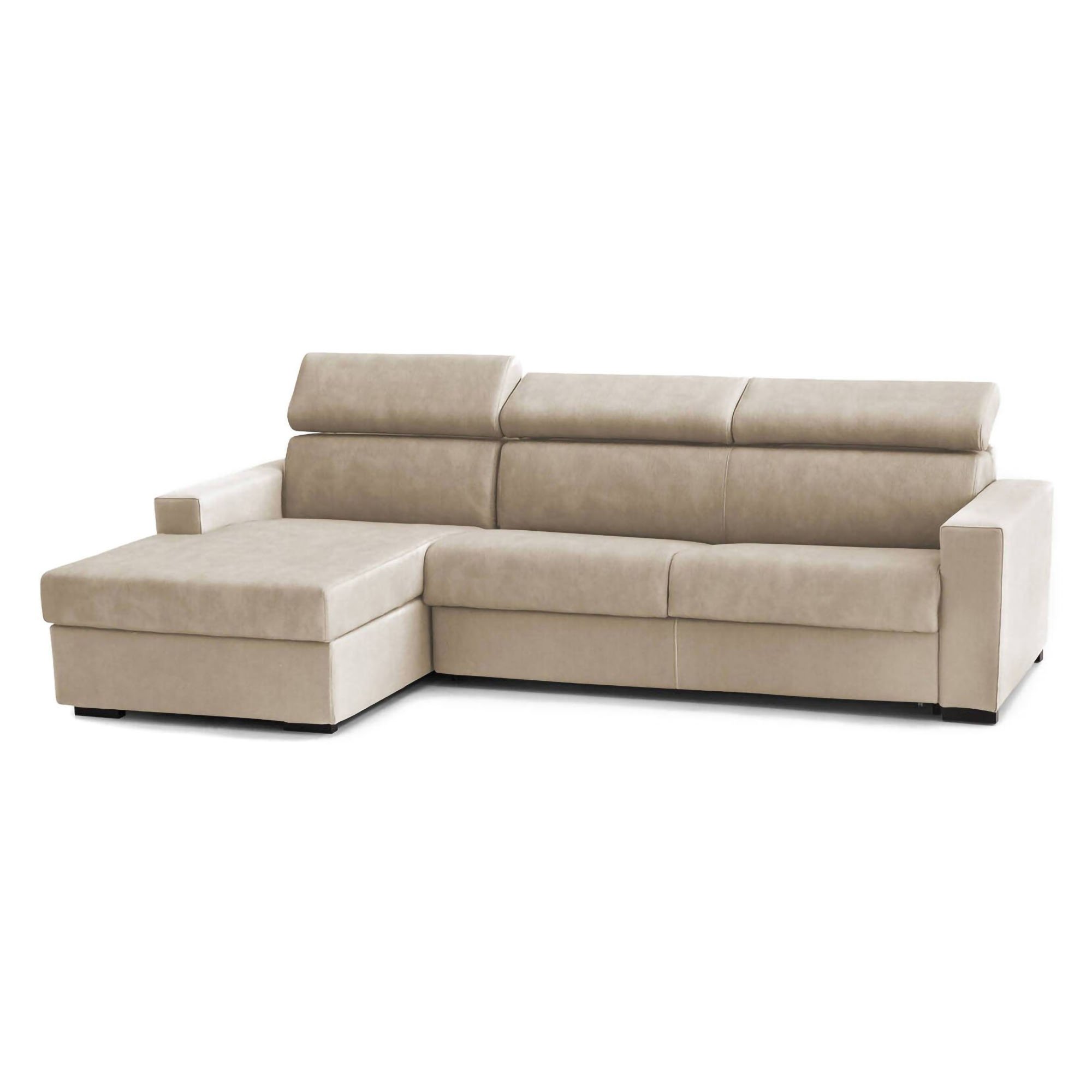 Canapé Lit,en Tissu,beige,280x95h85 Cm