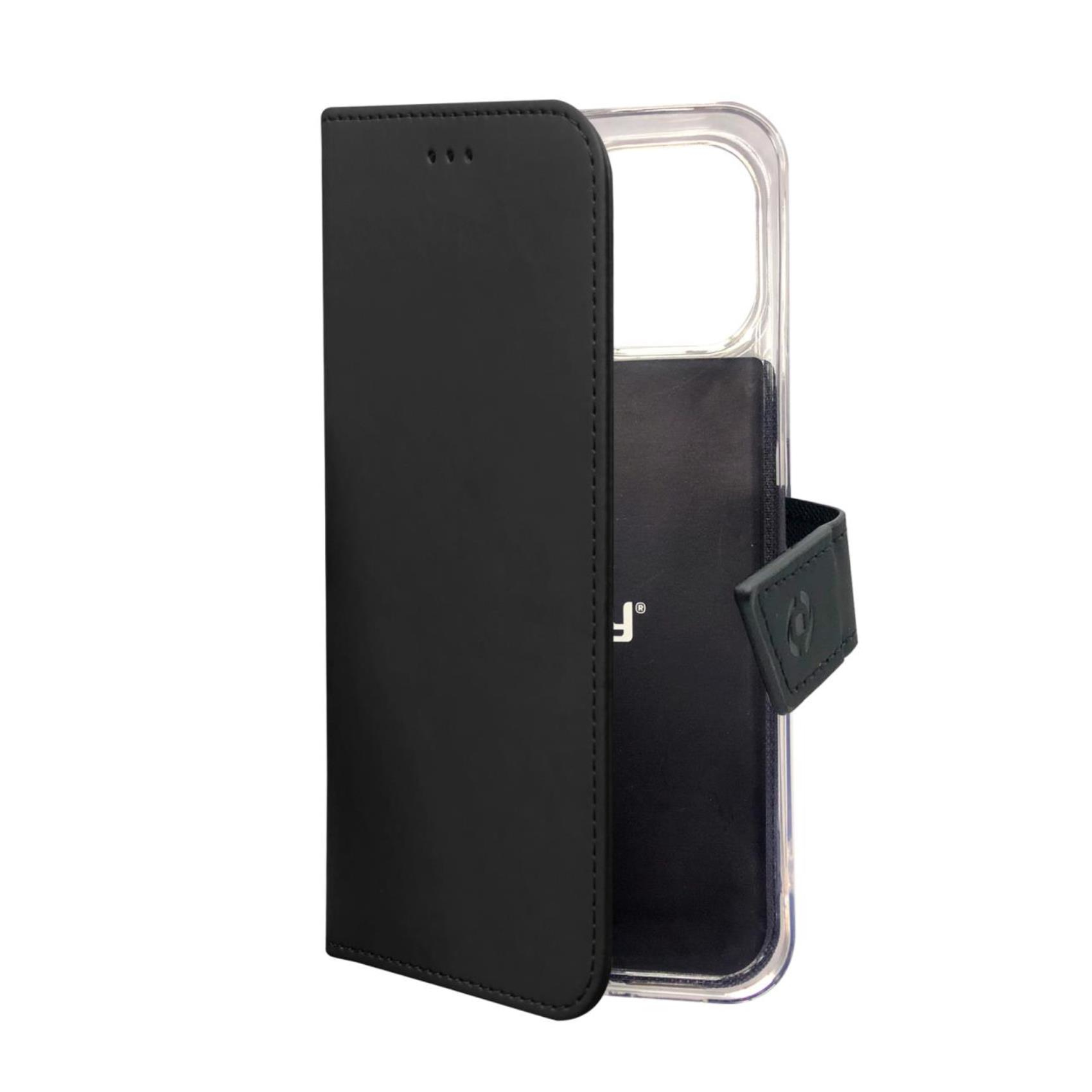 Celly Wally Coque De Protection Pour Téléphones Portables 15,5 Cm (6.1") Étui Avec Portefeuille Noir
