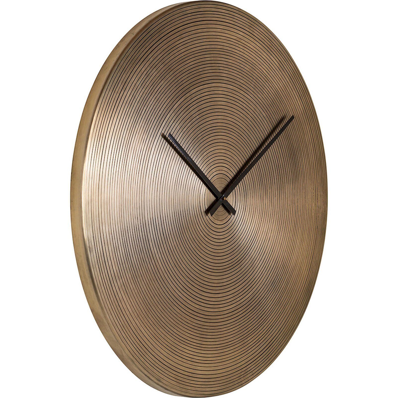Horloge Aden - Doré Et Aiguilles Noires