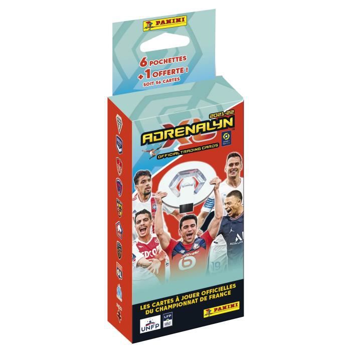 Panini - Adrenalyn Xl 2021-2022 Trading Cards Game - Blister 6 Pochettes + 1 Offerte
