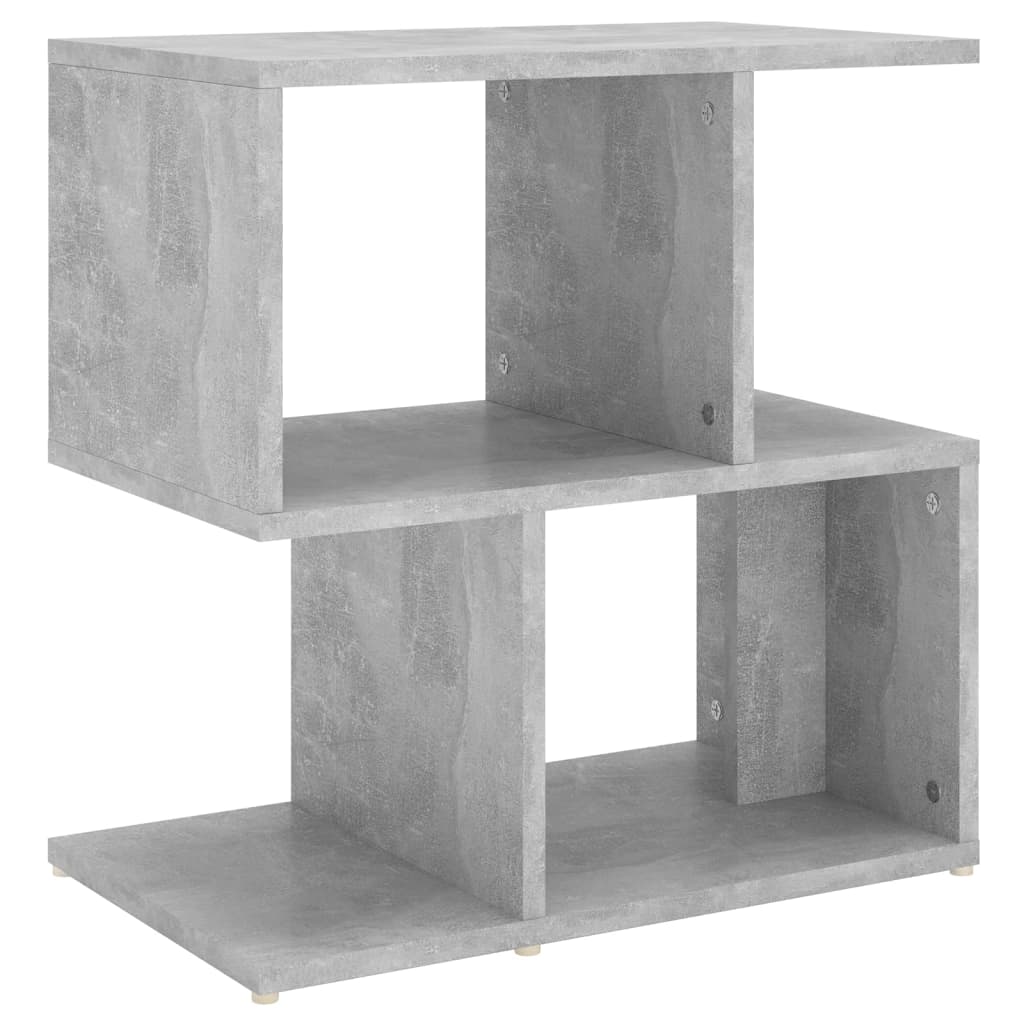 Table De Chevet Avec Compartiments De Rangement 50 X 30 X 51,5 Cm Bois Dec034048