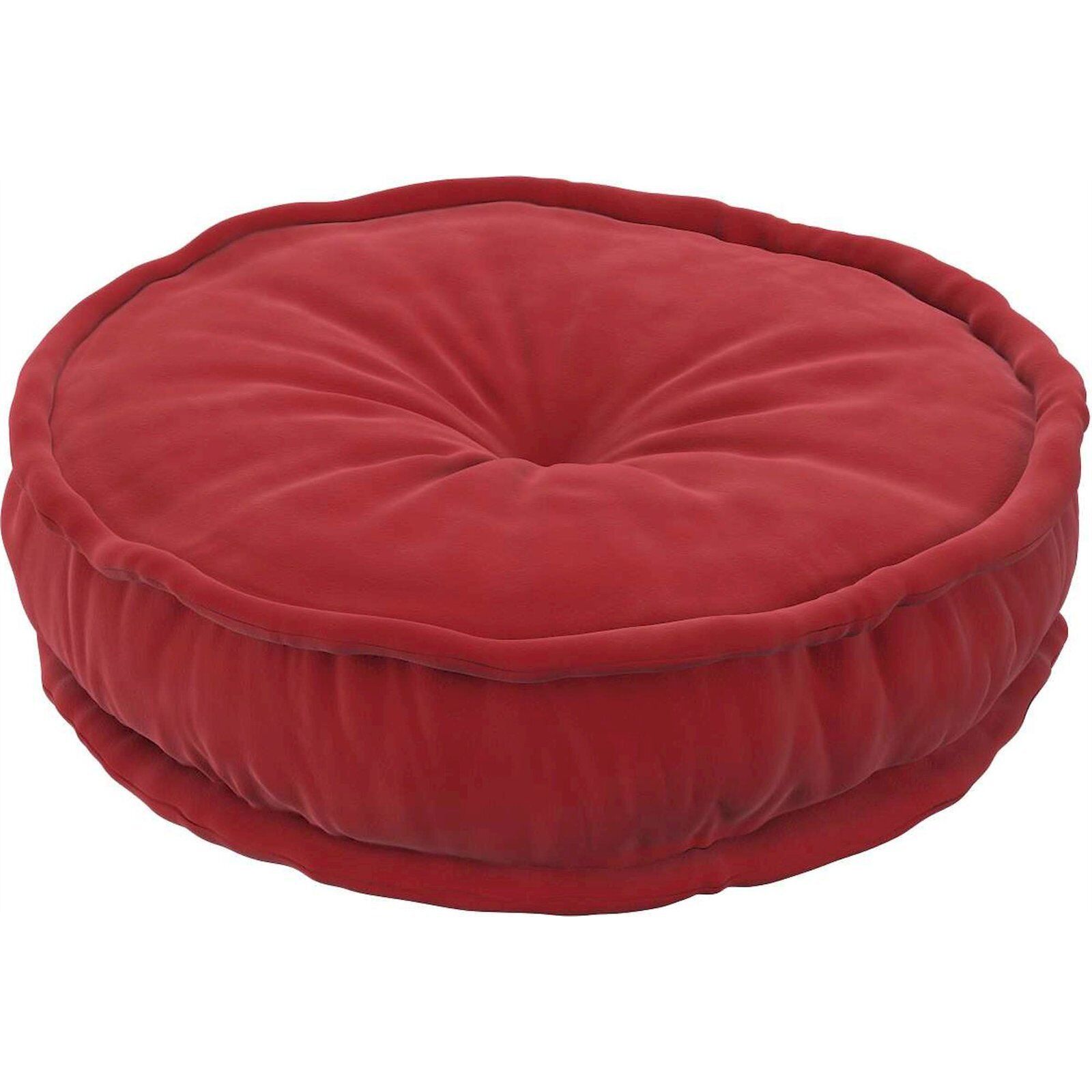 Pouf Coussin Rond Sweet Drop En Velours
