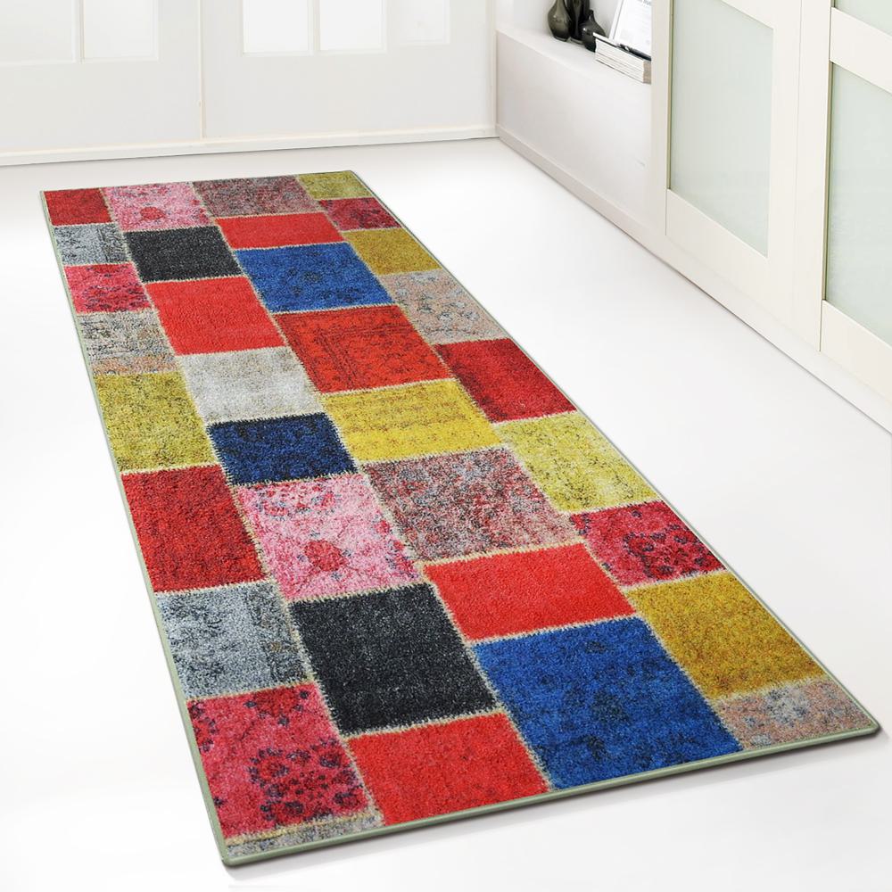 Tapis De Couloir Monsano Antidérapant Patch 80 X 50 Cm