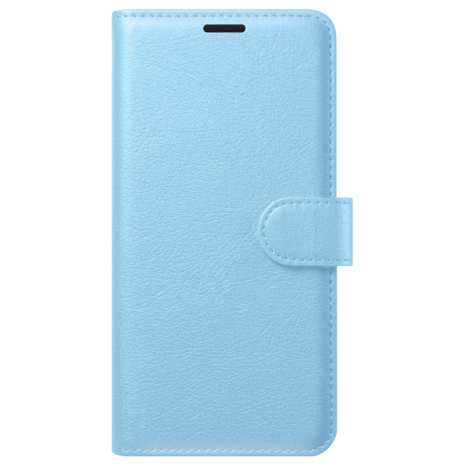 Étui Portefeuille Pour Redmi 15c Avec Fonction Support Et Languette Magnétique Bleu Clair Zanaé