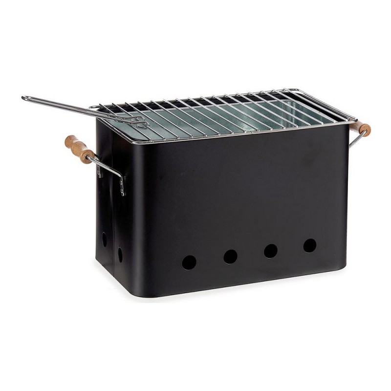 Barbecue Portable Avec Des Poignées Fer (20,5 X 20,7 X 32 Cm)