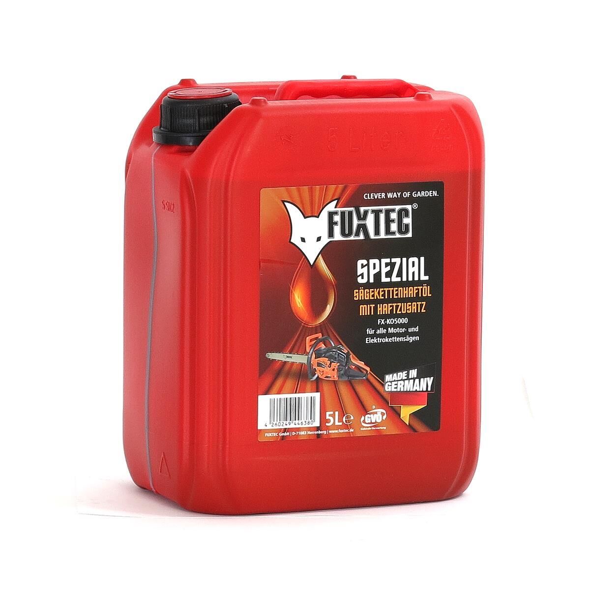 Huile De Chaîne Tronçonneuse - Fuxtec - 5 Litres - Également Pour Élagueuse