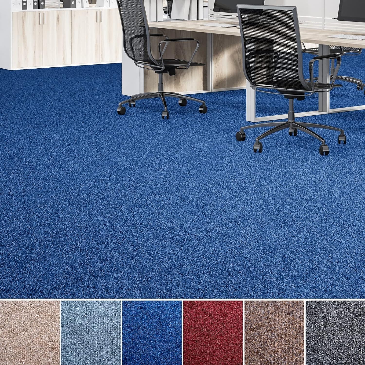 Tapis De Couloir Pour Événement Malta Bleu Foncé 200 X 150 Cm