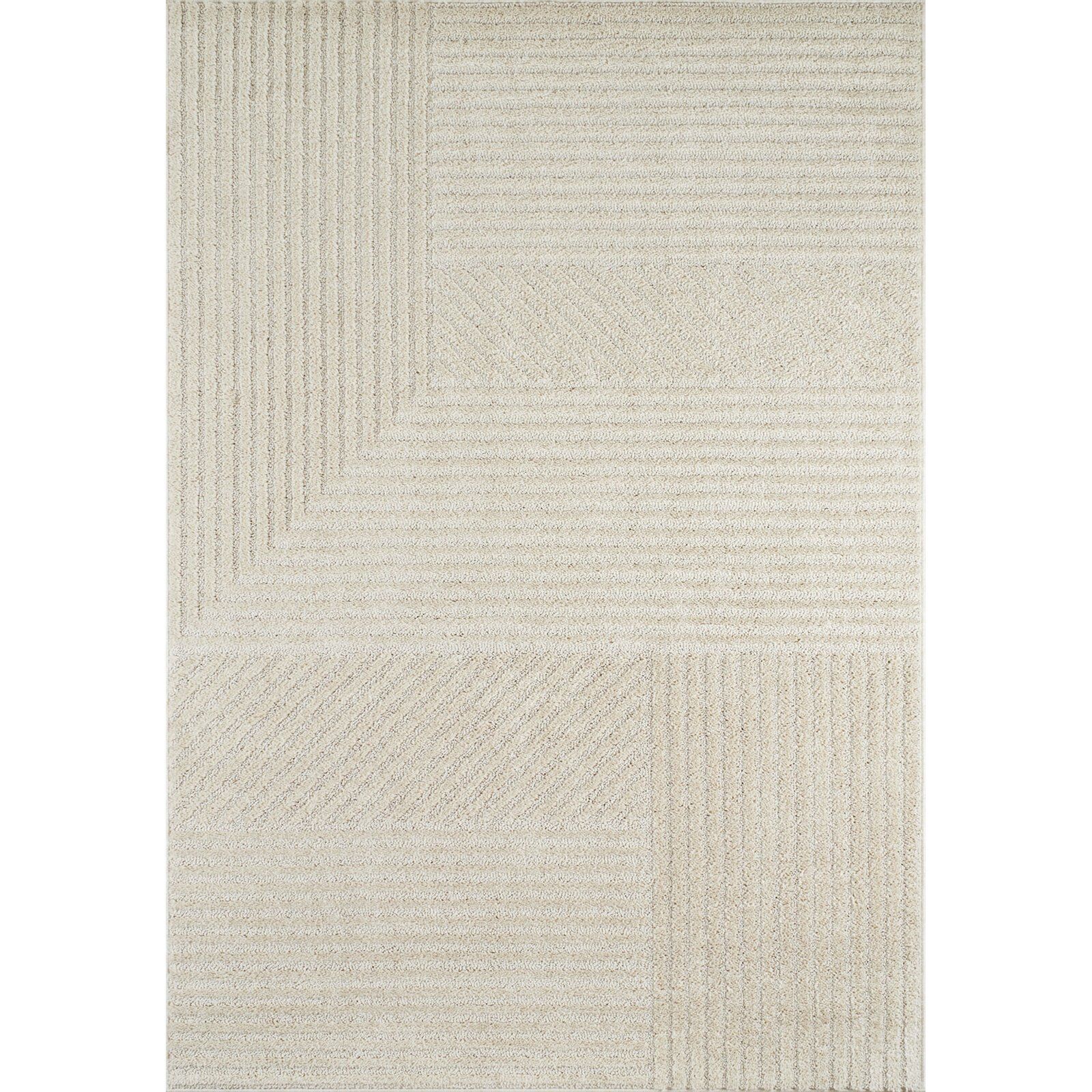 Tapis Tissé Intérieur Harmonie Géométrique - 120 X 170 Cm