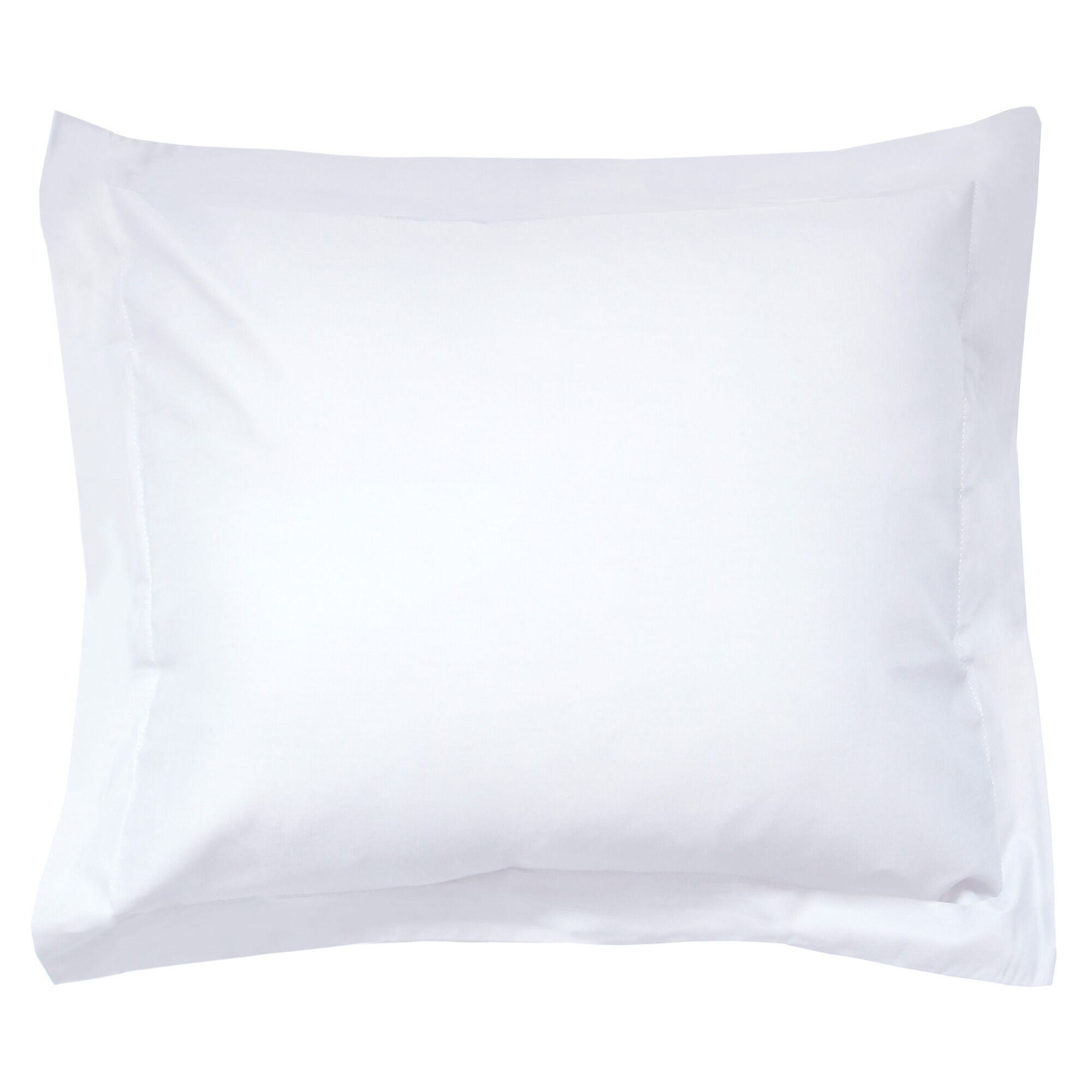 Taie D'oreiller Uni 100x80 Cm Coton Alto Blanc