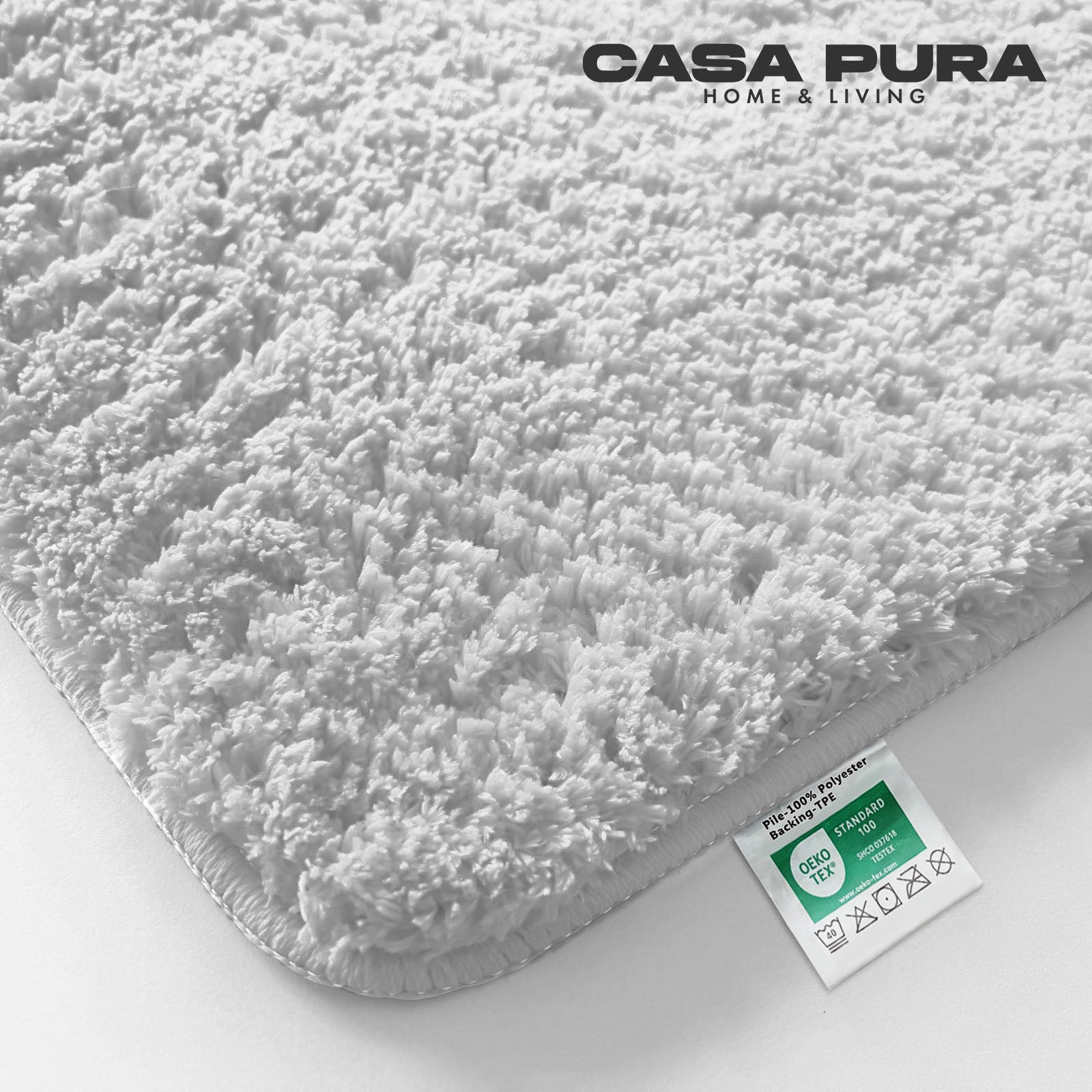 Tapis De Bain Sky Uni Blanc-neige 50 X 60 Cm