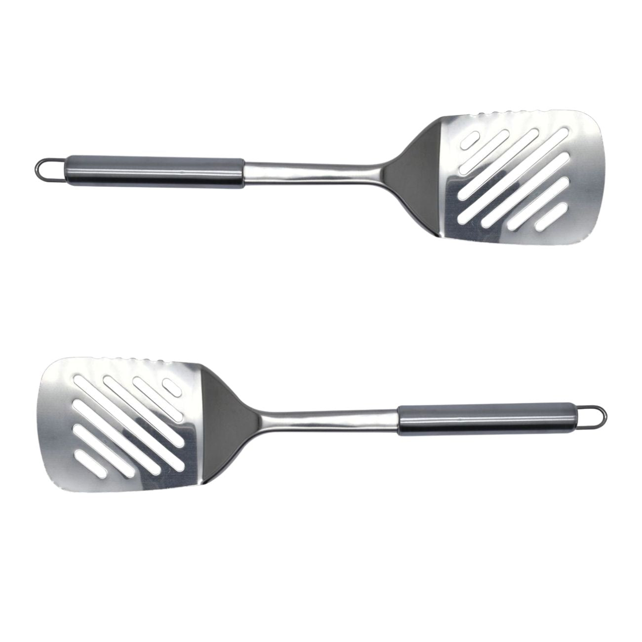 Set De 2 Ustensiles De Cuisine Spatule De Cuisine Inox Elemental
