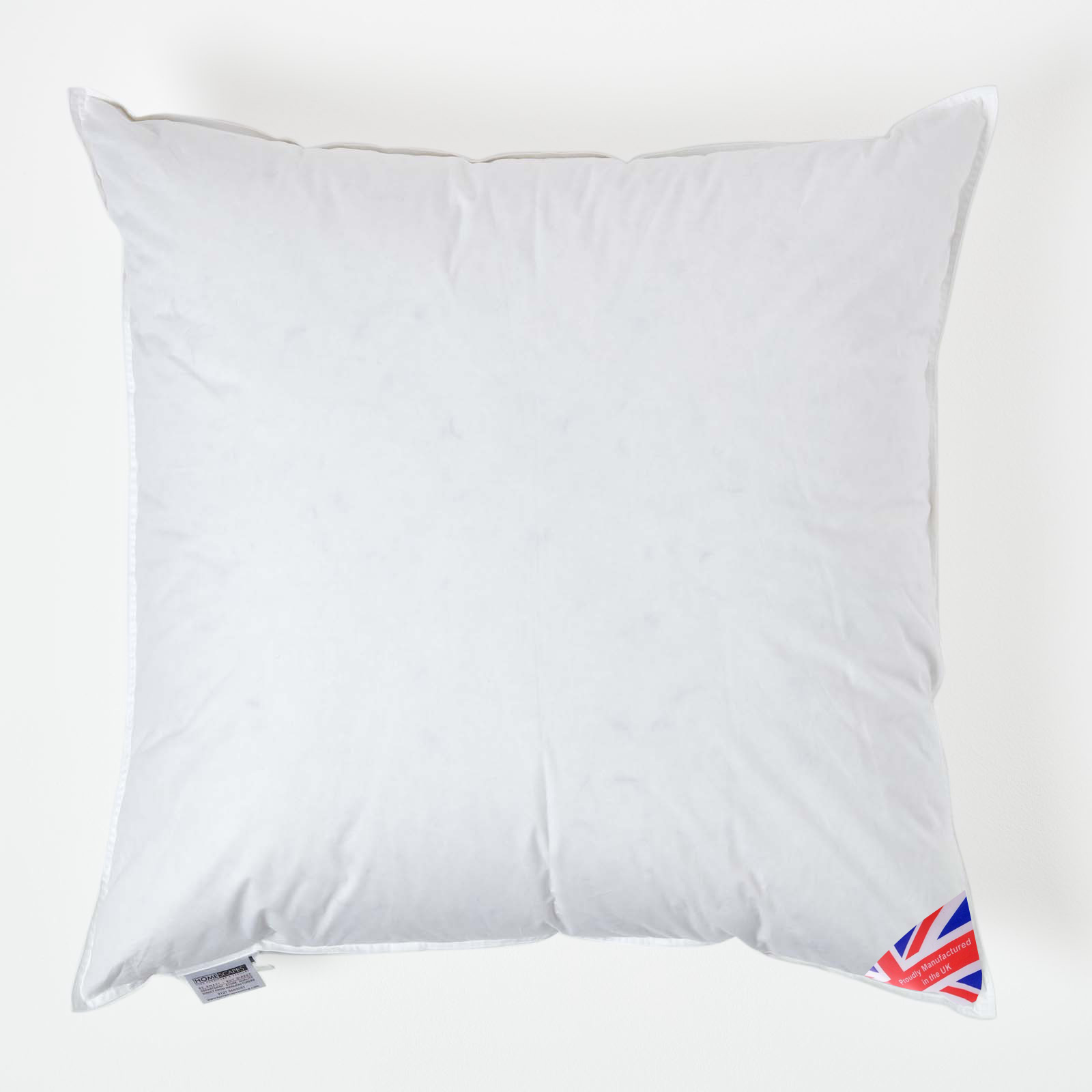 Coussin De Garnissage Duvet De Canard, 80x80cm - Homescapes