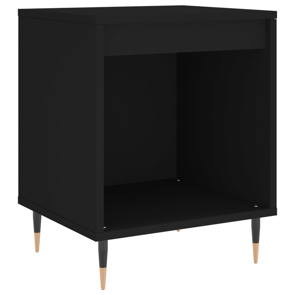 Table De Chevet Avec Compartiment Ouvert 40 X 35 X 50 Cm Bois D'ingénierie Dec034442