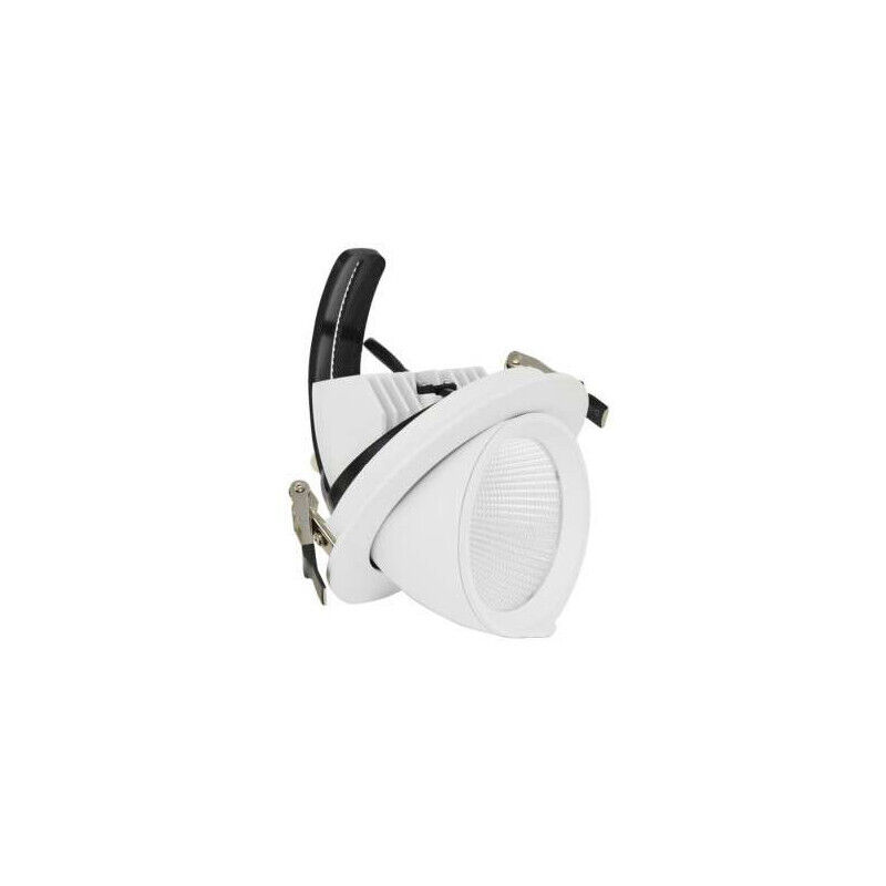 Vision-el - Spot Led Escargot Boutica - 20w Miidex Lighting® Blanc-chaud-3000k - Blanc
