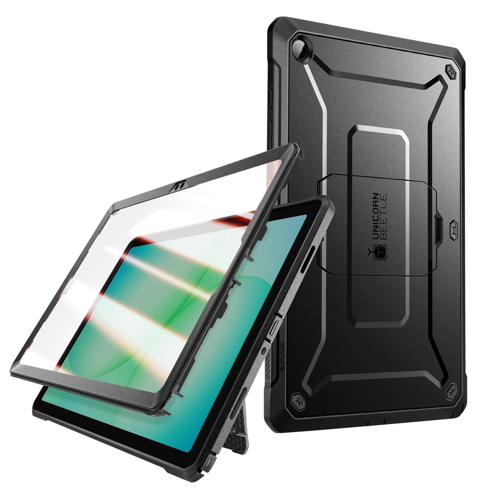 Coque Intégrale Supcase Unicorn Beetle Pro Galaxy Tab A11 Plus Noir Silicone