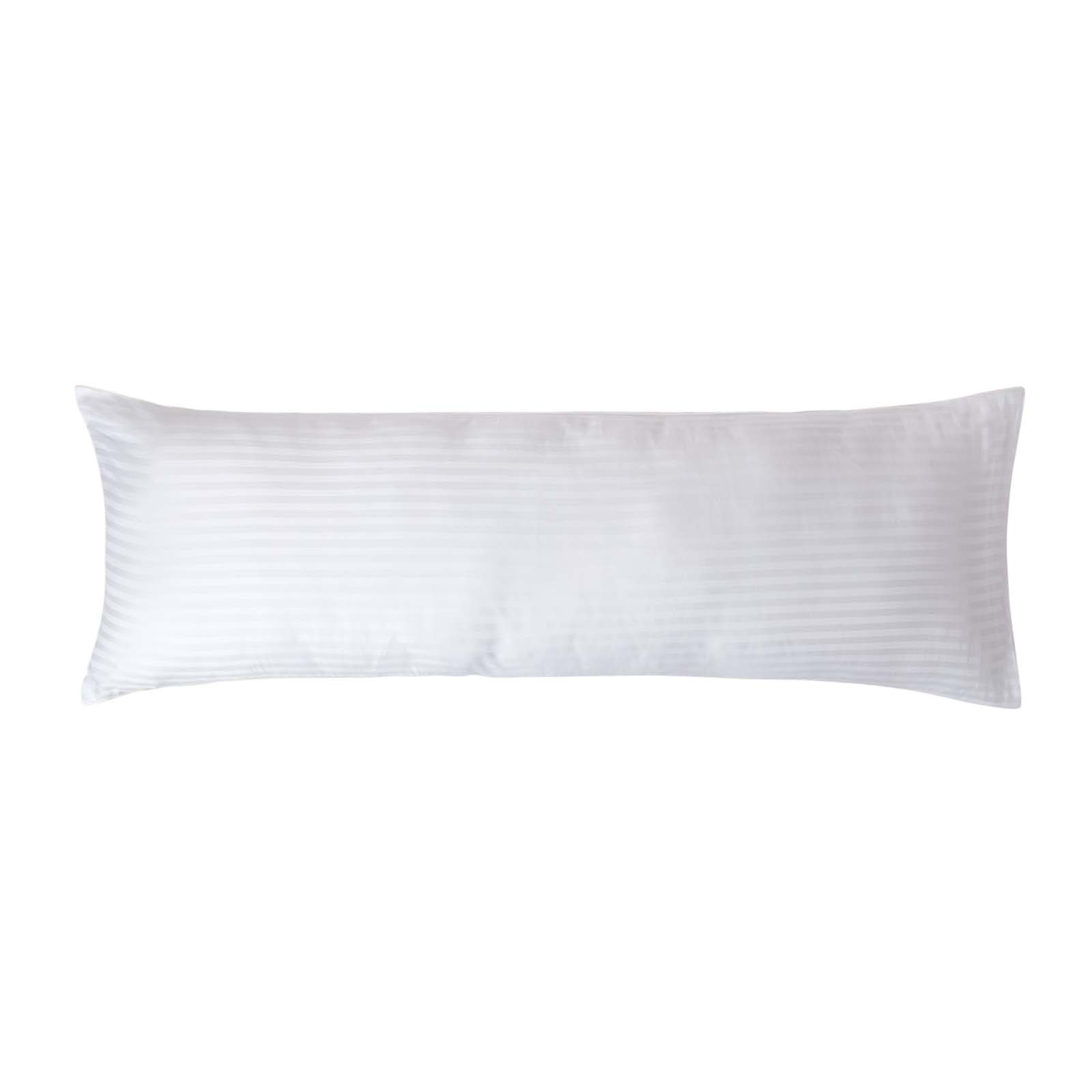 Taie De Traversin 50x140cm Blanc Coton Égyptien 330tc Homescapes