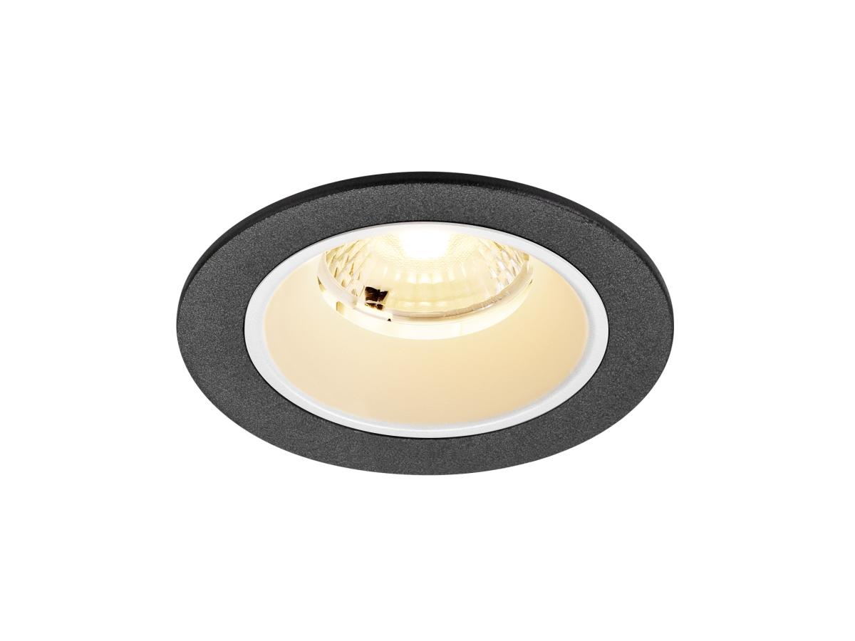 Spot Encastré Numinos® S Intérieur 3000 K 40c Ip20 Rond Noir / Blanc - Slv - 1009455