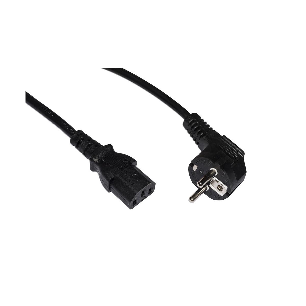 Link Accessori Lksk18 Cavo Di Alimentazione Nero 1,8 M Cee7/7 Accoppiatore C13