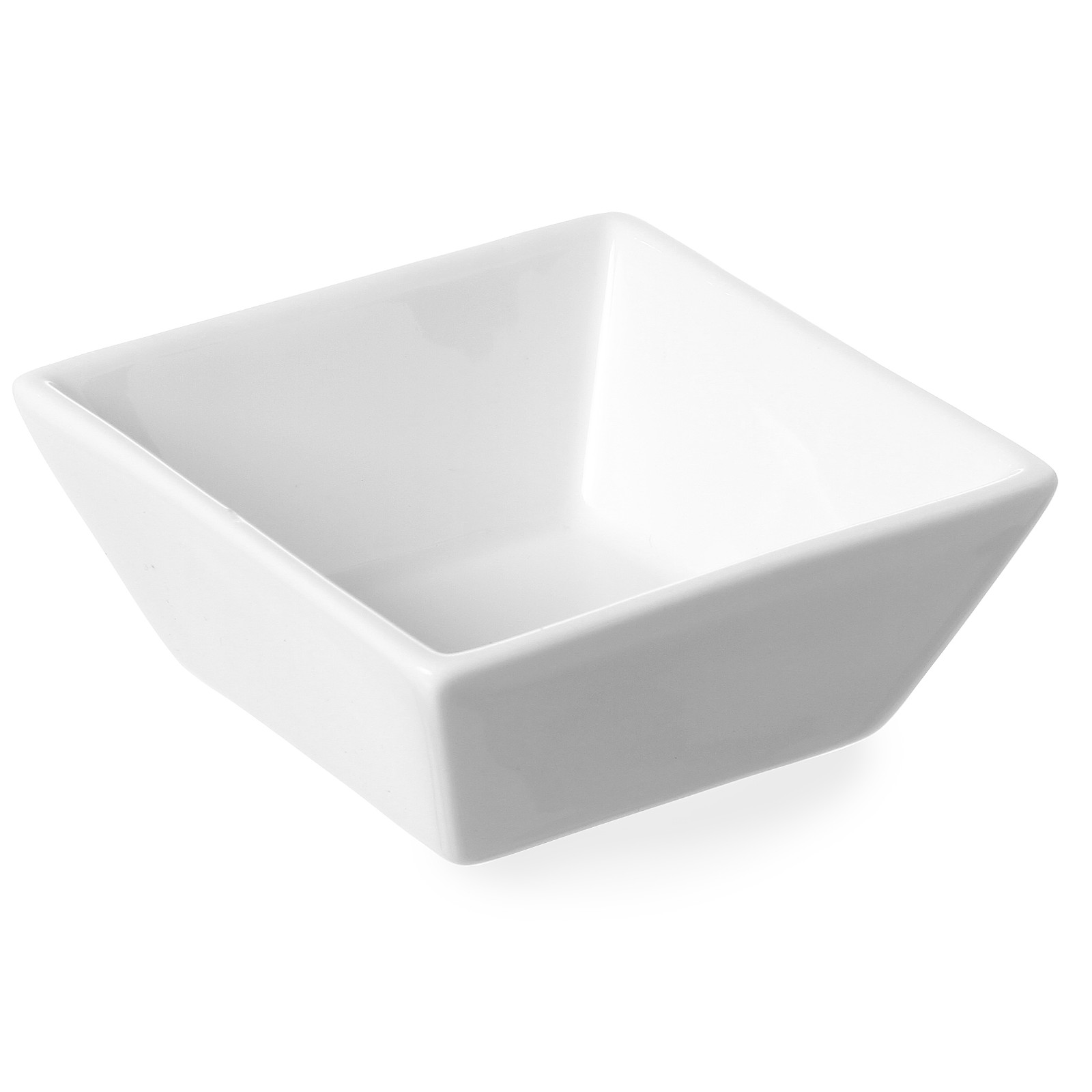 Bol À Tapas Cuadrado Mini, Porcelaine, Lot De 6 - Hendi 784327