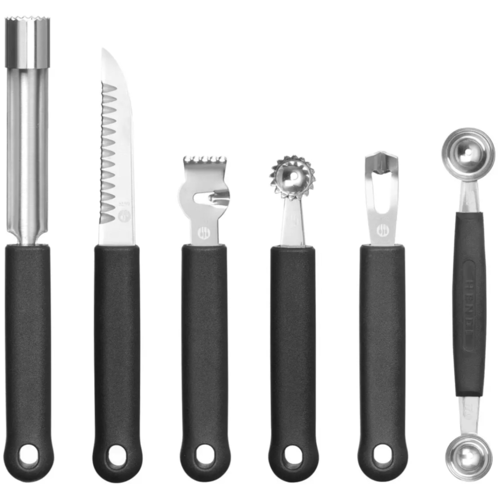 Ensemble De Couteaux Décoratifs Pour Légumes Et Fruits, 6 Pièces - Hendi 856291