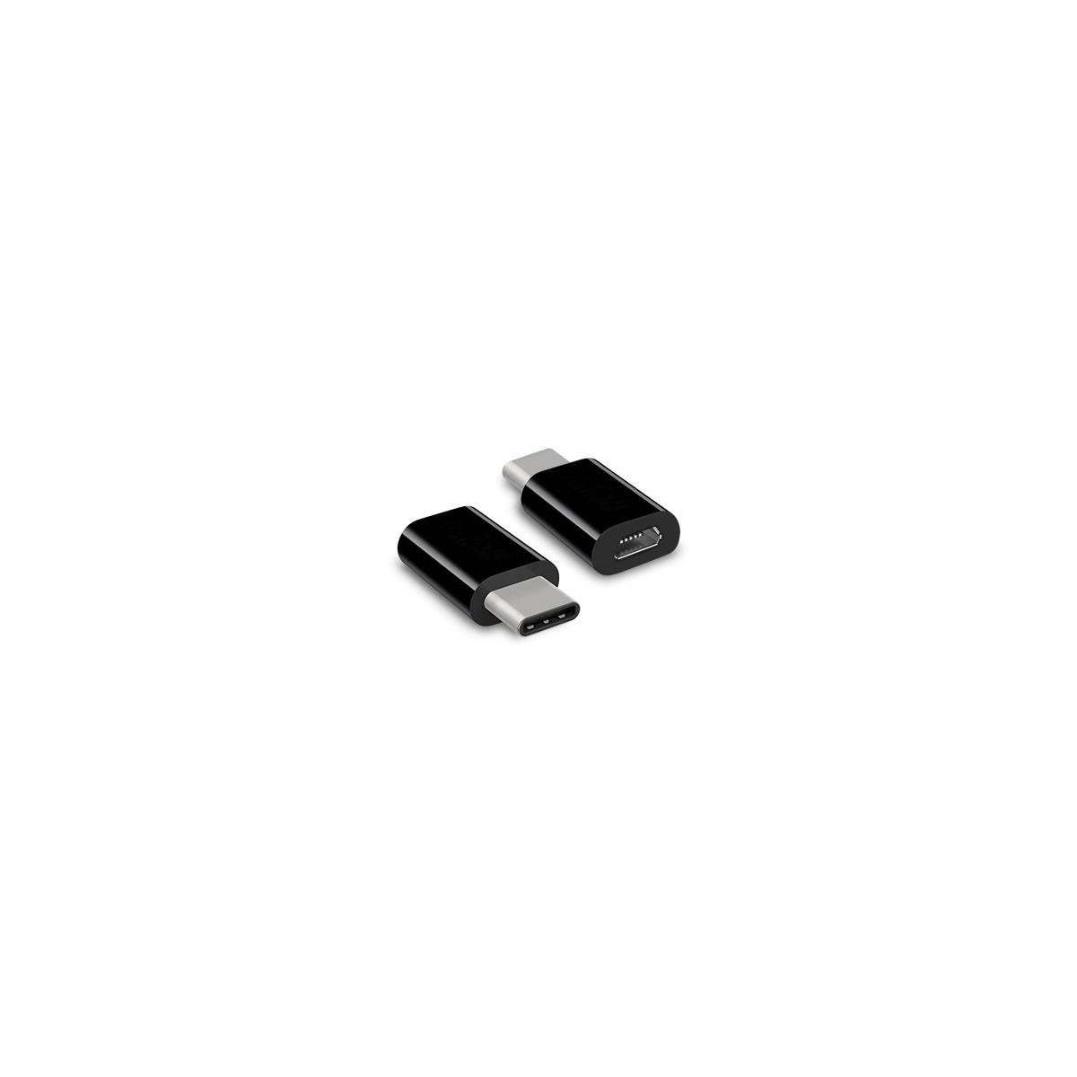 Hamlet Xadtc-um-mf Adattatore Per Inversione Del Genere Dei Cavi Usb-c Micro Usb Nero