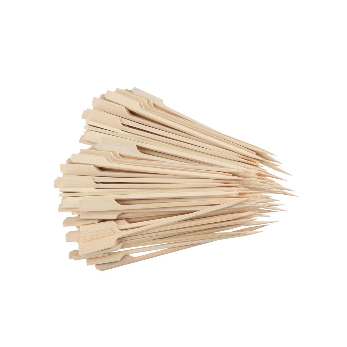 Lot De 100 Pics En Bois Brochettes De 15 Cm Single Use
