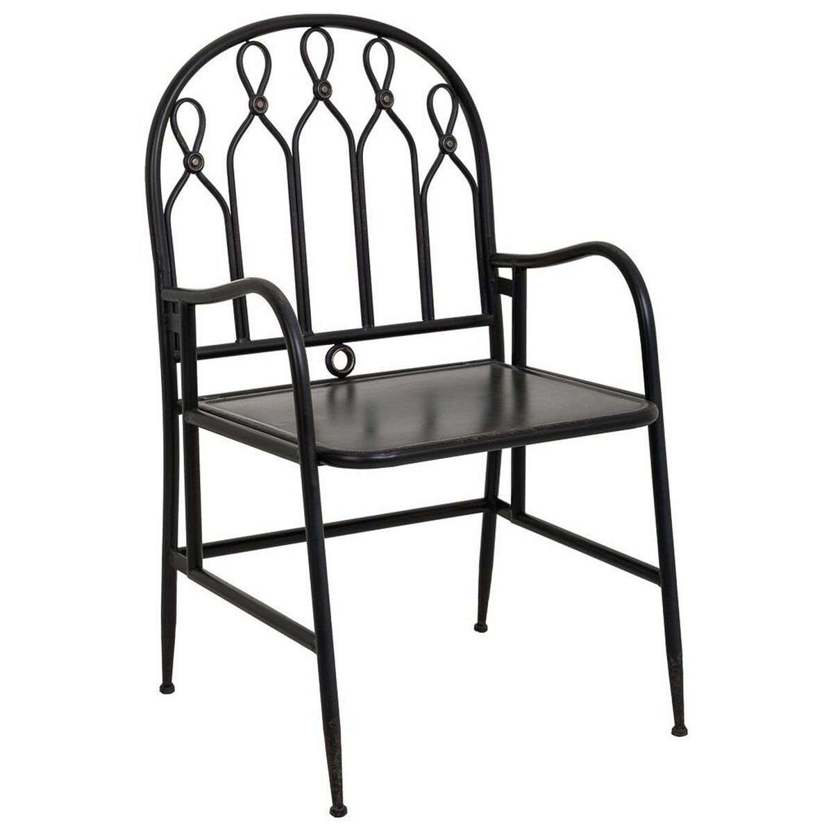 Chaise De Salle À Manger Alexandra House Living Noir 56 X 96 X 55 Cm