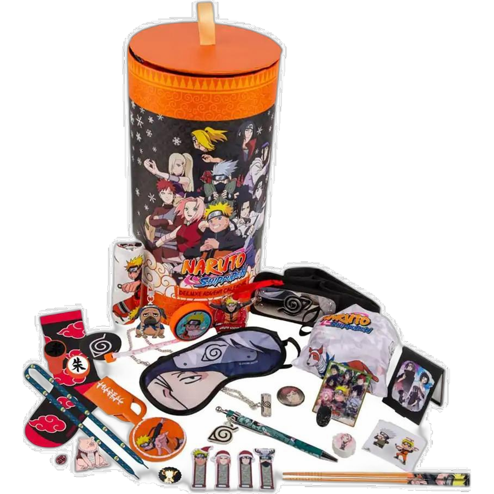 Calendrier De L'avent Cinereplicas Naruto Diadème De Konoha Cuaderno Shinobi