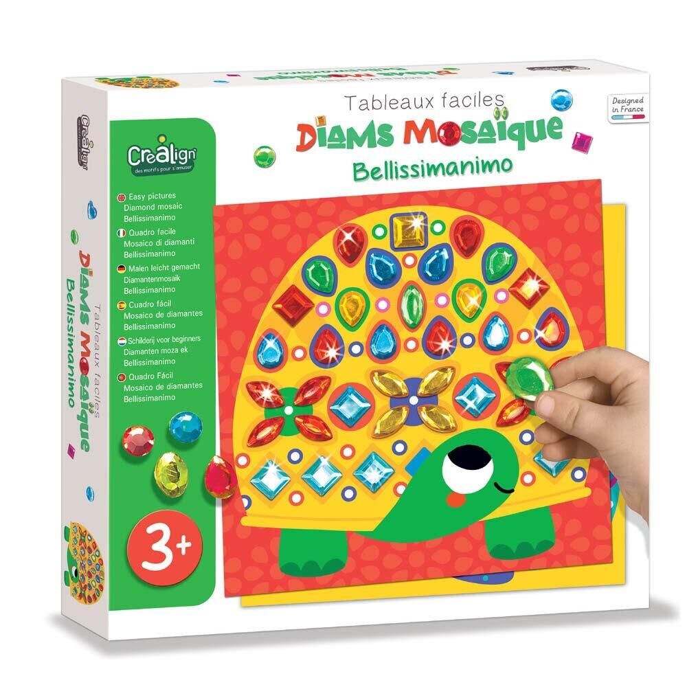 Coffret Mosaïque Crealign Diams Mosaique Bellissimanimo Multicolor Plastique
