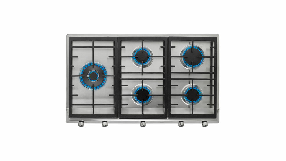 Teka Ex 90.1 5g Ai Al Dr Left Ci Acier Inoxydable Intégré 86 Cm Gaz 5 Zone(s)