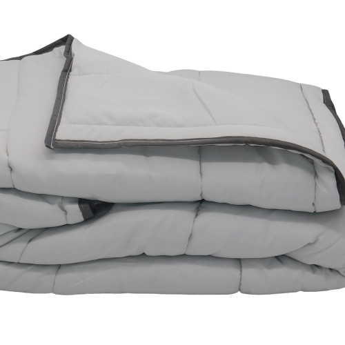 Couette Ultra Légère Gris Perle - 2 Personnes 220x240 - Extra Legere - Mortreux